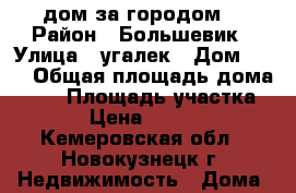 дом за городом  › Район ­ Большевик › Улица ­ угалек › Дом ­ 43 › Общая площадь дома ­ 30 › Площадь участка ­ 16 › Цена ­ 350 000 - Кемеровская обл., Новокузнецк г. Недвижимость » Дома, коттеджи, дачи продажа   . Кемеровская обл.